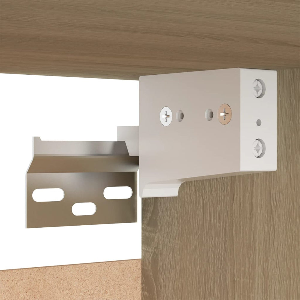 Tv-meubelen 2 st 30,5x30x60 cm spaanplaat sonoma eikenkleurig MeubelReus