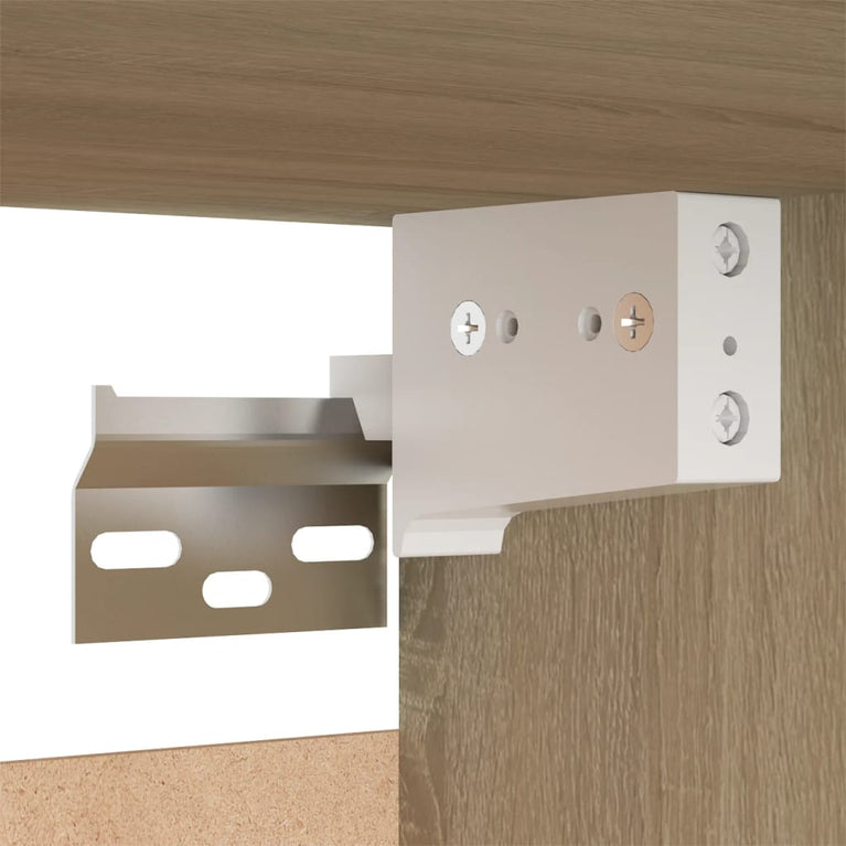 Tv-meubelen 2 st 30,5x30x60 cm spaanplaat sonoma eikenkleurig MeubelReus