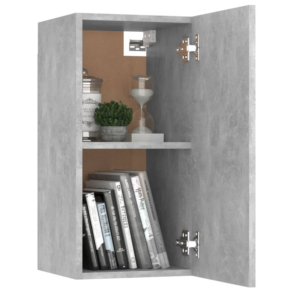 Tv-meubel 30,5x30x60 cm spaanplaat betongrijs MeubelReus