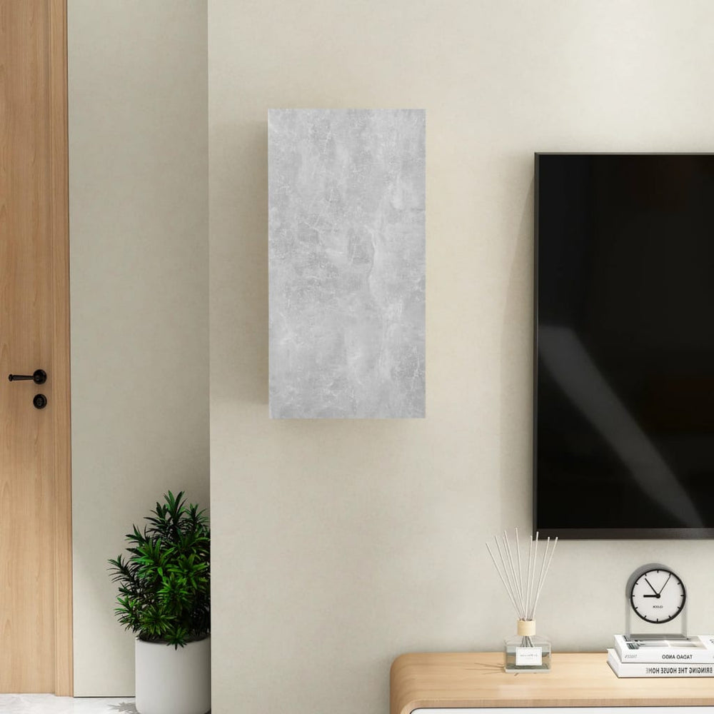Tv-meubel 30,5x30x60 cm spaanplaat betongrijs MeubelReus