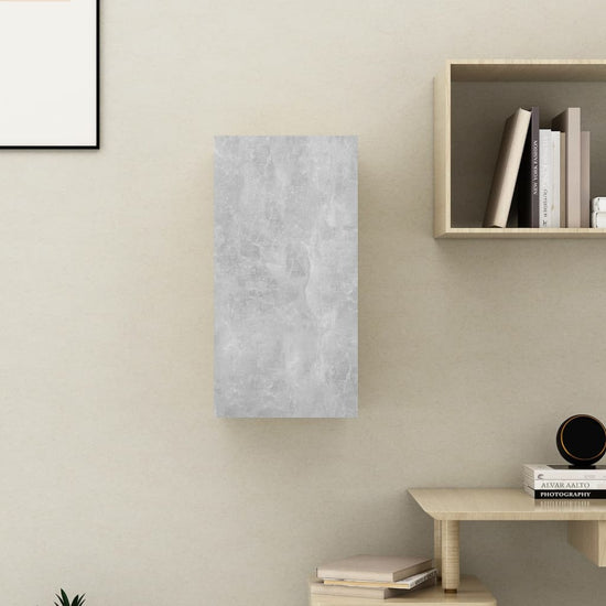 Tv-meubel 30,5x30x60 cm spaanplaat betongrijs MeubelReus