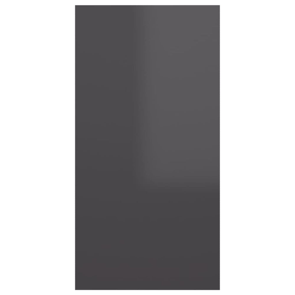 Tv-meubel 30,5x30x60 cm spaanplaat hoogglans grijs MeubelReus