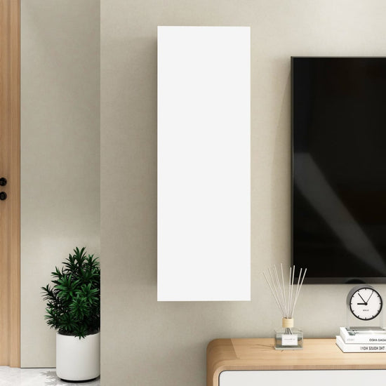 Tv-meubel 30,5x30x90 cm spaanplaat wit MeubelReus
