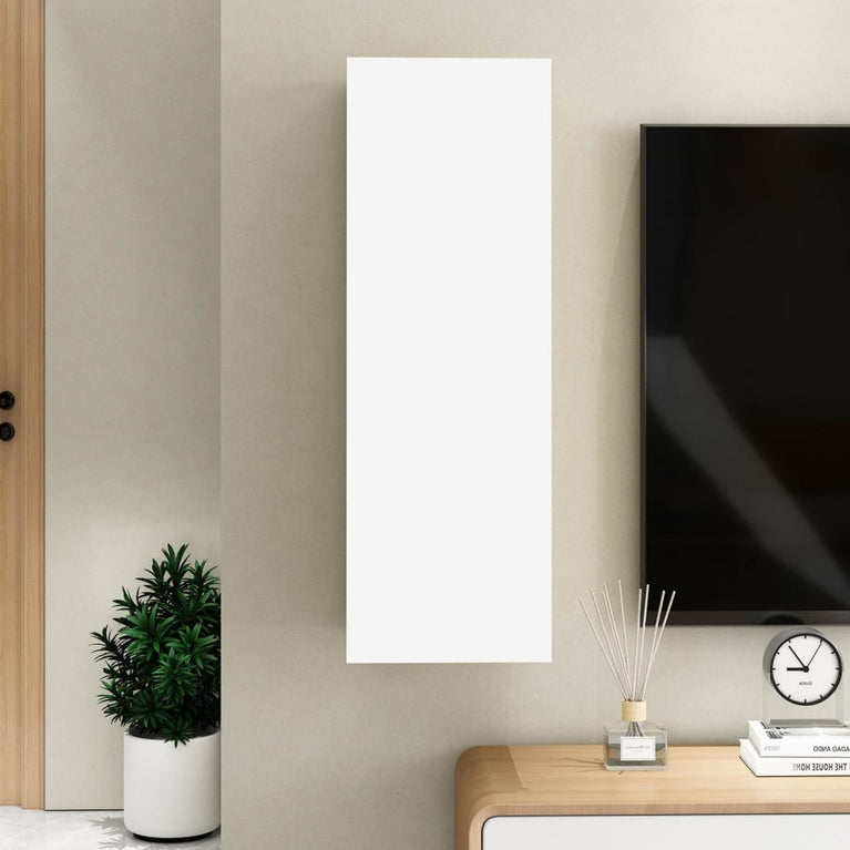 Tv-meubel 30,5x30x90 cm spaanplaat wit MeubelReus