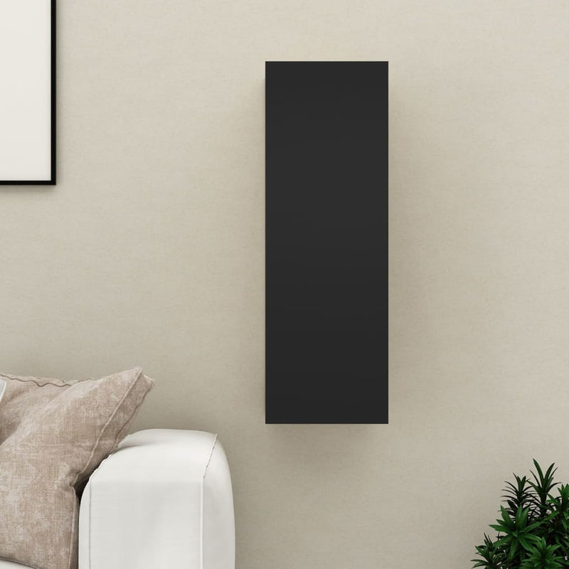 Tv-meubel 30,5x30x90 cm spaanplaat zwart MeubelReus