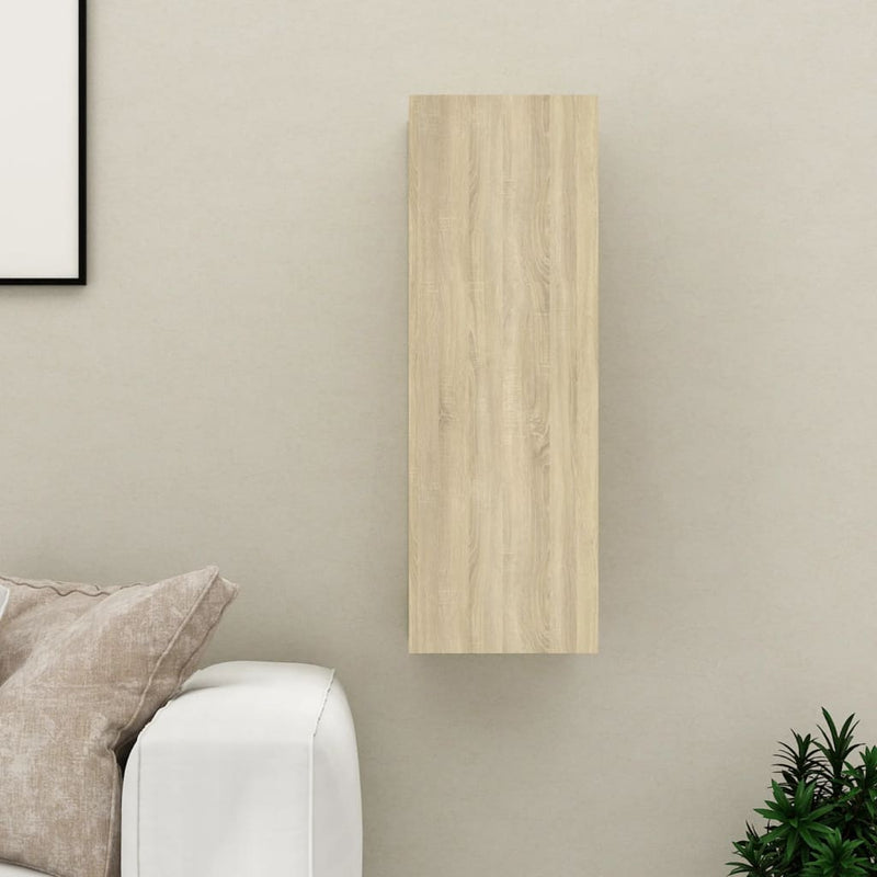 Tv-meubel 30,5x30x90 cm spaanplaat sonoma eikenkleurig