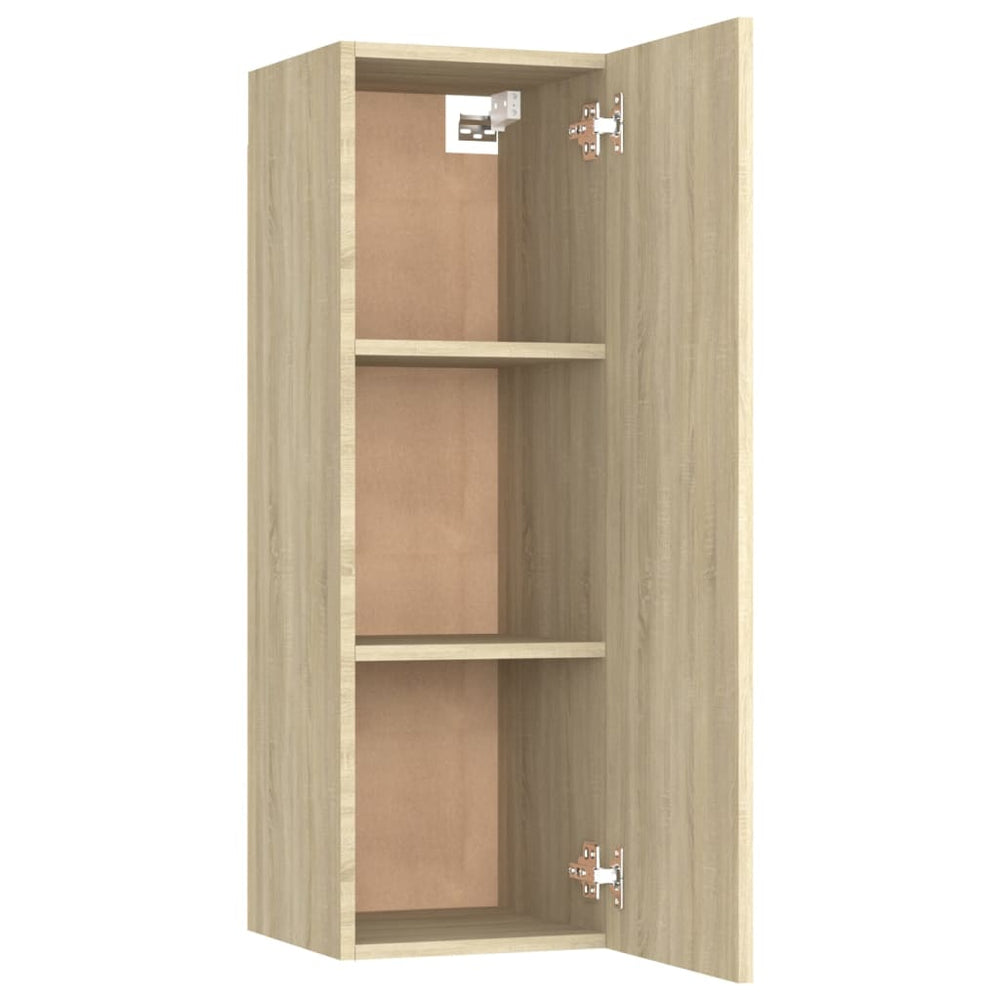 Tv-meubelen 2 st 30,5x30x90 cm spaanplaat sonoma eikenkleurig MeubelReus