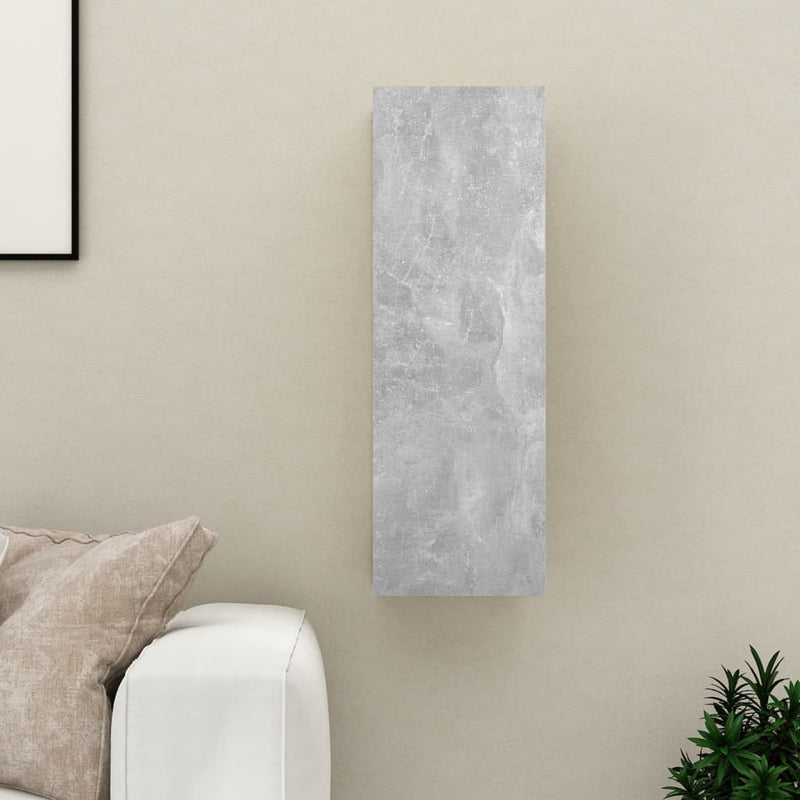 Tv-meubel 30,5x30x90 cm spaanplaat betongrijs