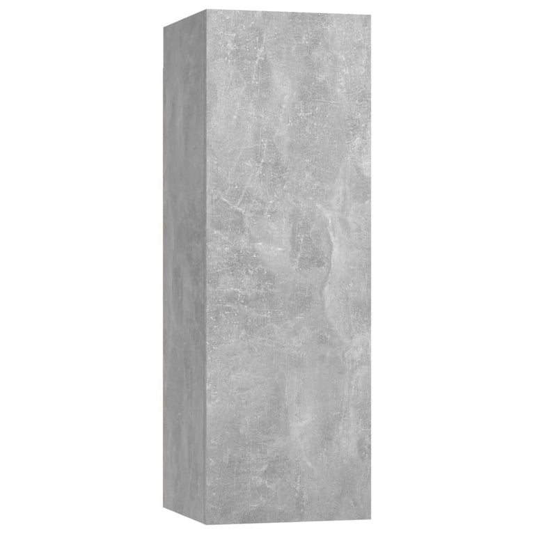 Tv-meubelen 2 st 30,5x30x90 cm spaanplaat betongrijs