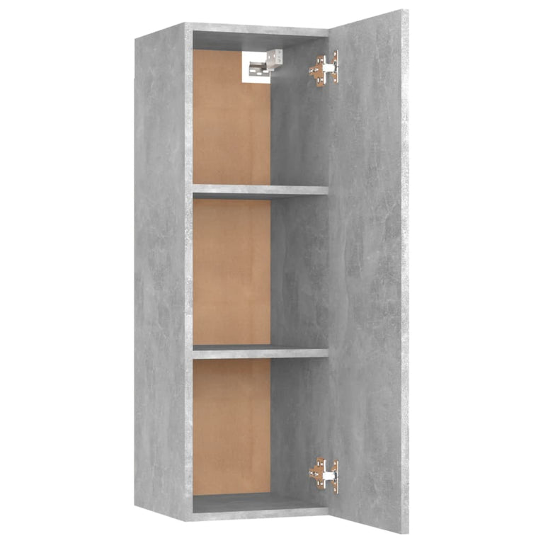 Tv-meubelen 2 st 30,5x30x90 cm spaanplaat betongrijs