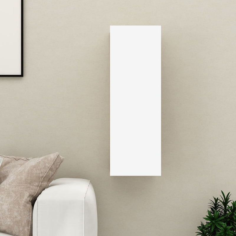 Tv-meubel 30,5x30x90 cm spaanplaat wit en sonoma eikenkleurig