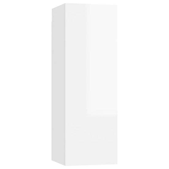 Tv-meubelen 2 st 30,5x30x90 cm spaanplaat hoogglans wit MeubelReus