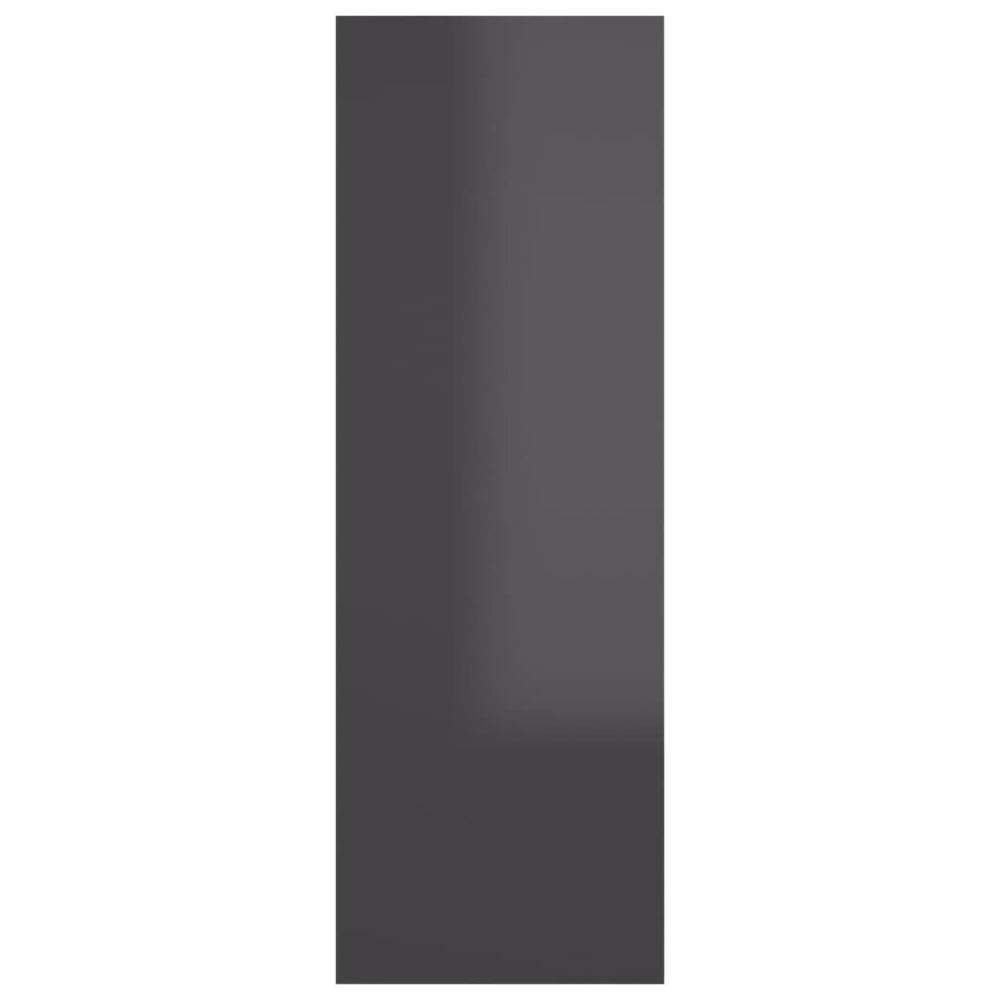 Tv-meubel 30,5x30x90 cm spaanplaat hoogglans grijs MeubelReus