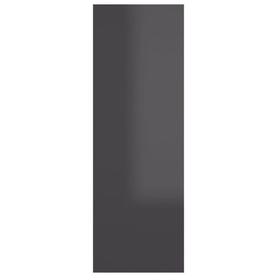 Tv-meubel 30,5x30x90 cm spaanplaat hoogglans grijs MeubelReus