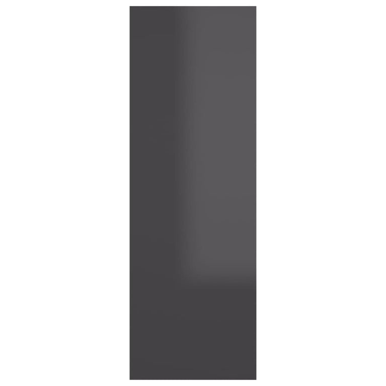 Tv-meubel 30,5x30x90 cm spaanplaat hoogglans grijs MeubelReus