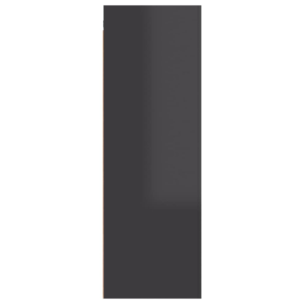 Tv-meubel 30,5x30x90 cm spaanplaat hoogglans grijs MeubelReus