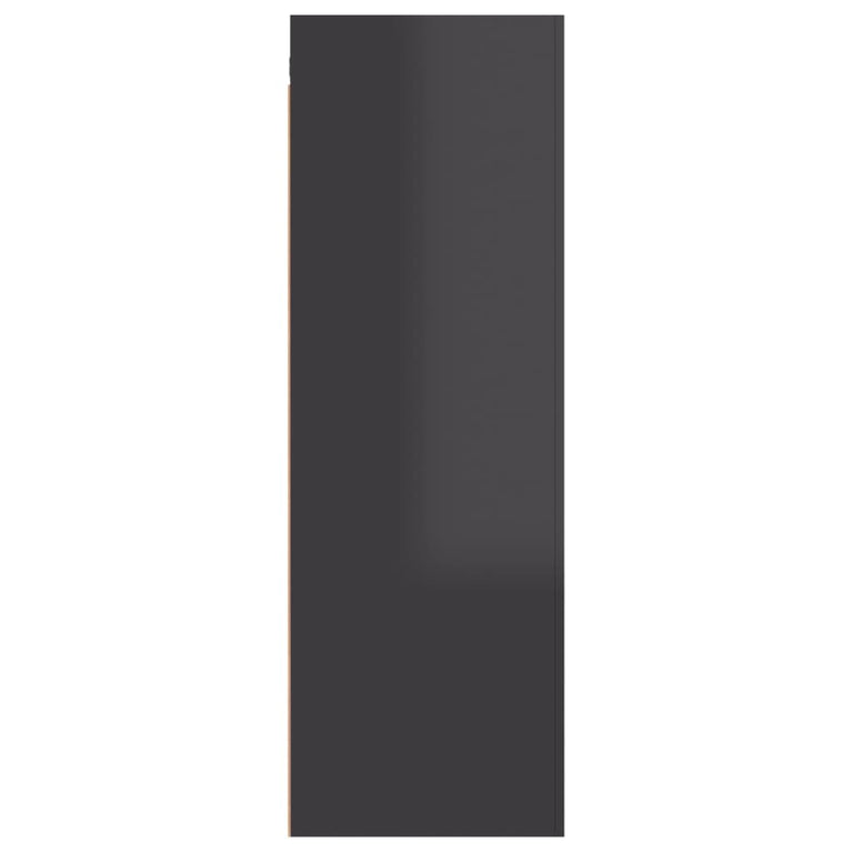 Tv-meubel 30,5x30x90 cm spaanplaat hoogglans grijs MeubelReus