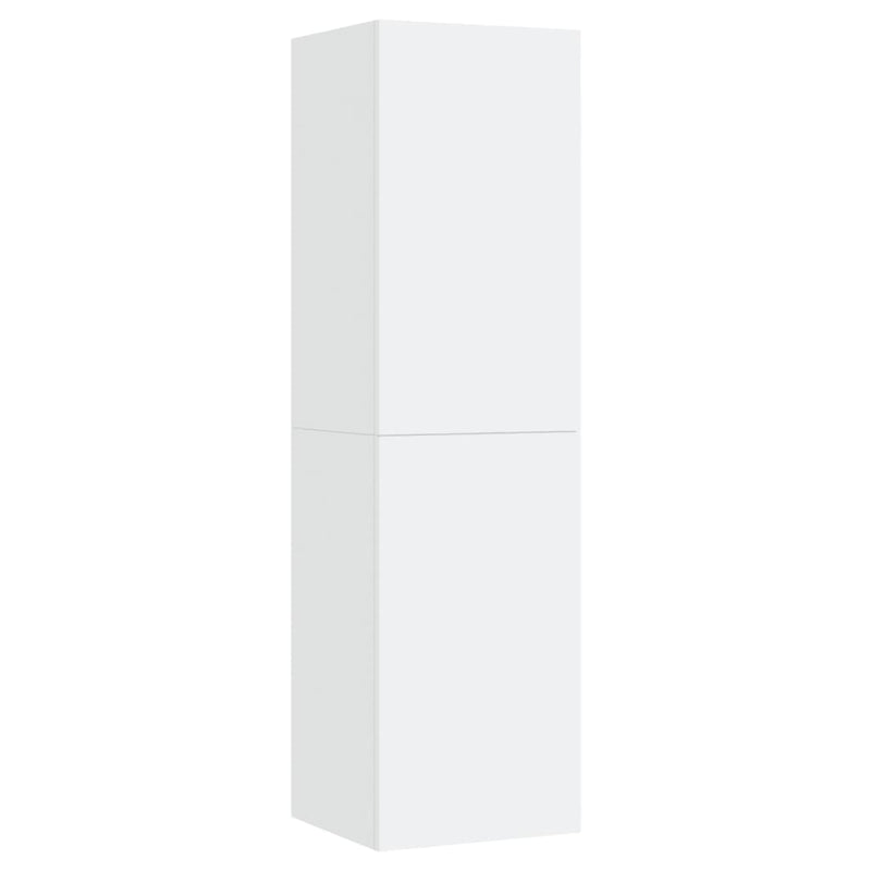 Tv-meubel 30,5x30x110 cm spaanplaat wit