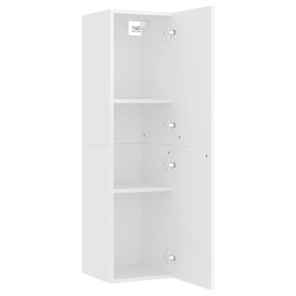 Tv-meubelen 2 st 30,5x30x110 cm spaanplaat wit MeubelReus
