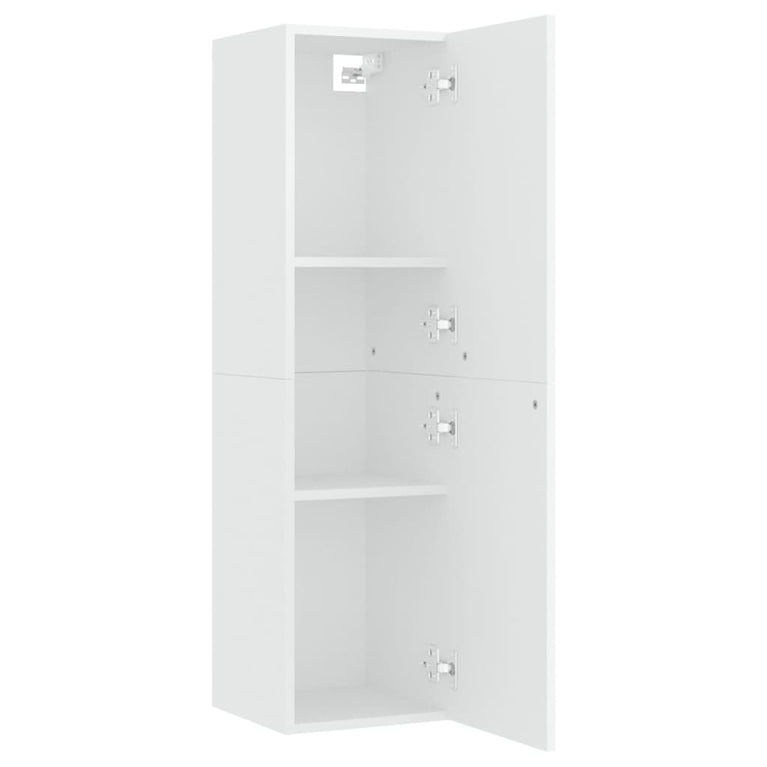 Tv-meubelen 2 st 30,5x30x110 cm spaanplaat wit MeubelReus