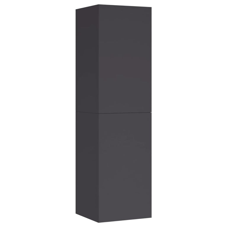Tv-meubel 30,5x30x110 cm spaanplaat grijs