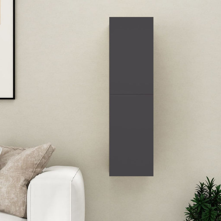 Tv-meubel 30,5x30x110 cm spaanplaat grijs