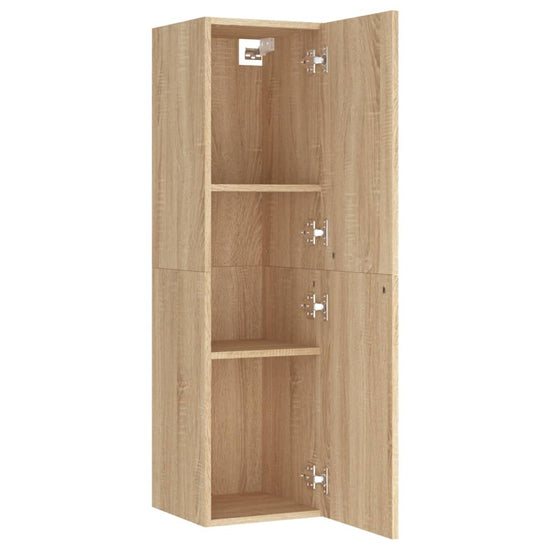 Tv-meubelen 2 st 30,5x30x110cm spaanplaat sonoma eikenkleurig MeubelReus