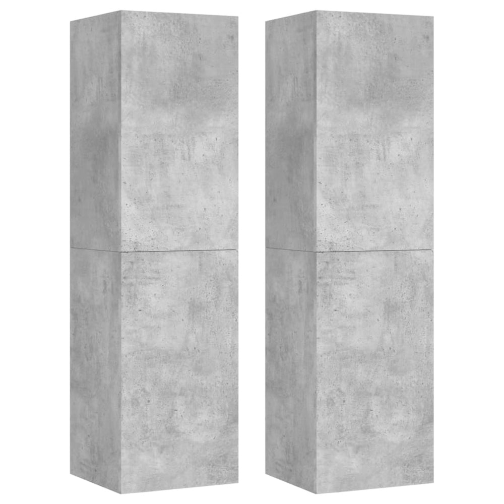 Tv-meubelen 2 st 30,5x30x110 cm spaanplaat betongrijs MeubelReus