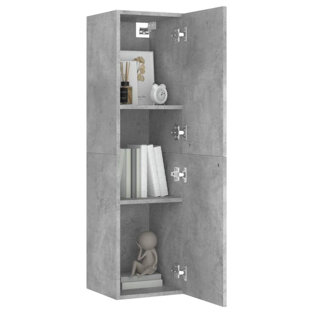 Tv-meubelen 2 st 30,5x30x110 cm spaanplaat betongrijs MeubelReus