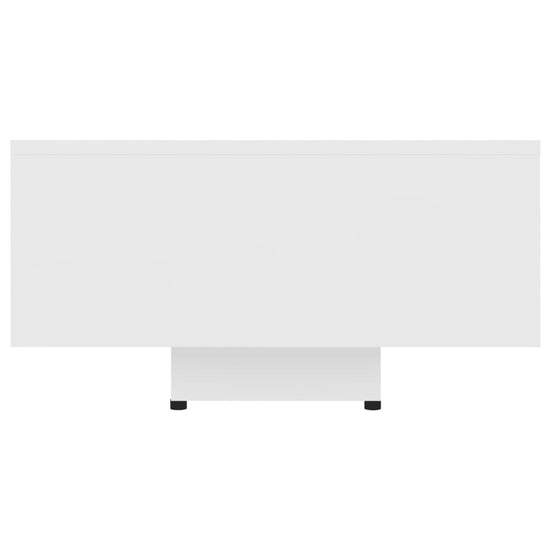 Salontafel 85x55x31 cm bewerkt hout wit MeubelReus