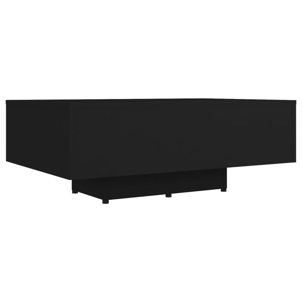 Salontafel 85x55x31 cm spaanplaat zwart MeubelReus