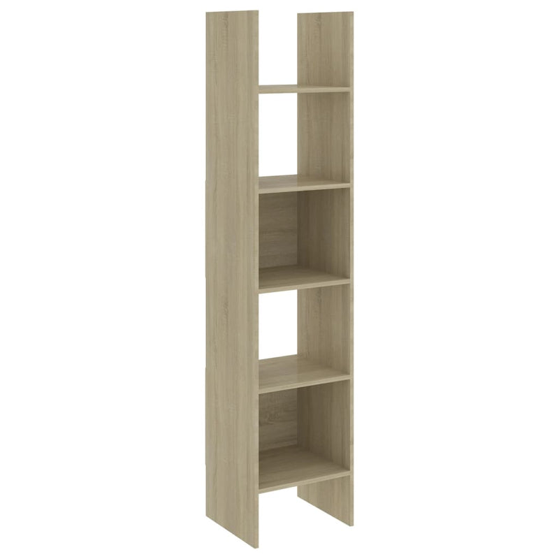 Boekenkast 40x35x180 cm spaanplaat sonoma eikenkleurig MeubelReus