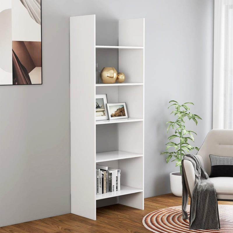 Boekenkast 60x35x180 cm spaanplaat wit MeubelReus