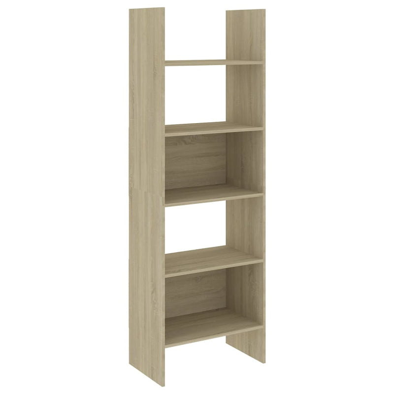 Boekenkast 60x35x180 cm spaanplaat sonoma eikenkleurig MeubelReus