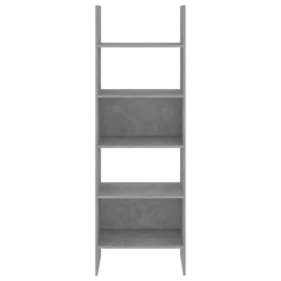 Boekenkast 60x35x180 cm spaanplaat betongrijs MeubelReus