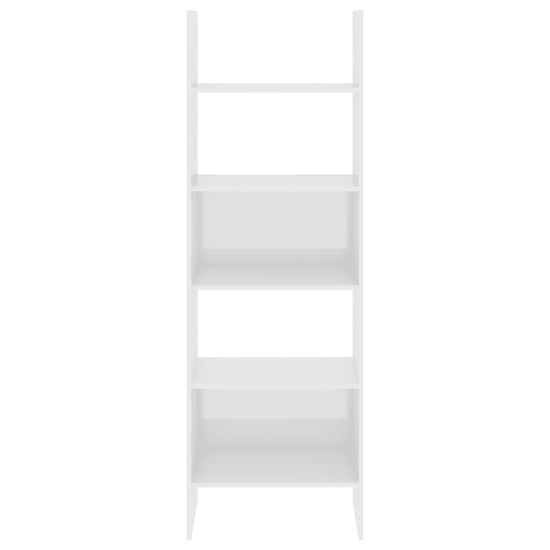 Boekenkast 60x35x180 cm spaanplaat hoogglans wit MeubelReus