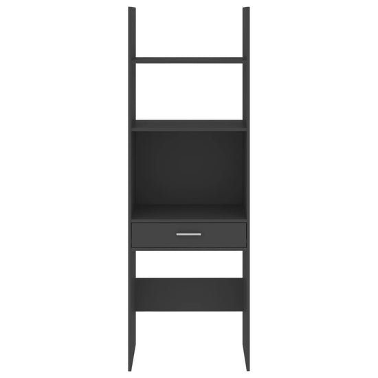 Boekenkast 60x35x180 cm spaanplaat grijs MeubelReus