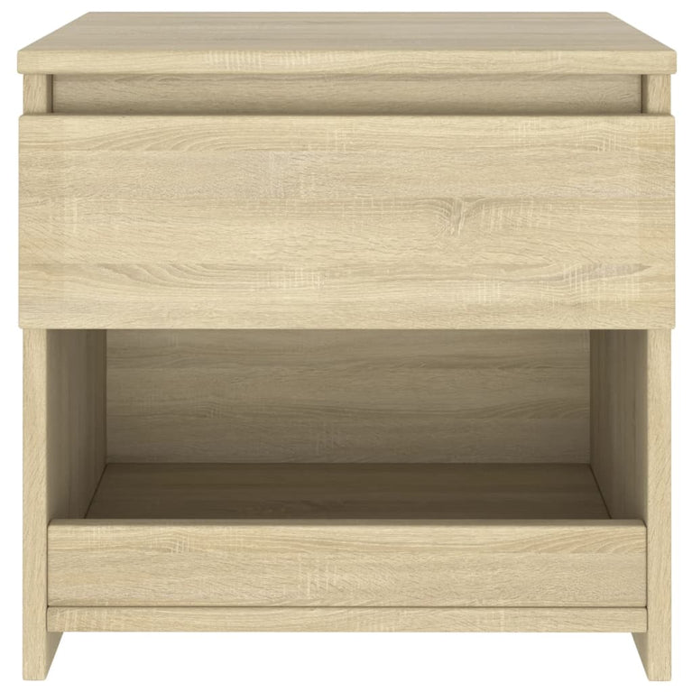 Nachtkastjes 2 st 40x30x39 cm spaanplaat sonoma eikenkleurig MeubelReus
