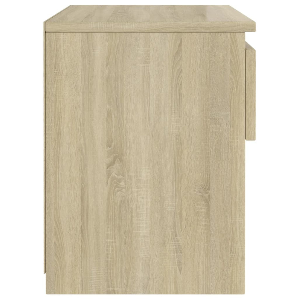Nachtkastjes 2 st 40x30x39 cm spaanplaat sonoma eikenkleurig MeubelReus