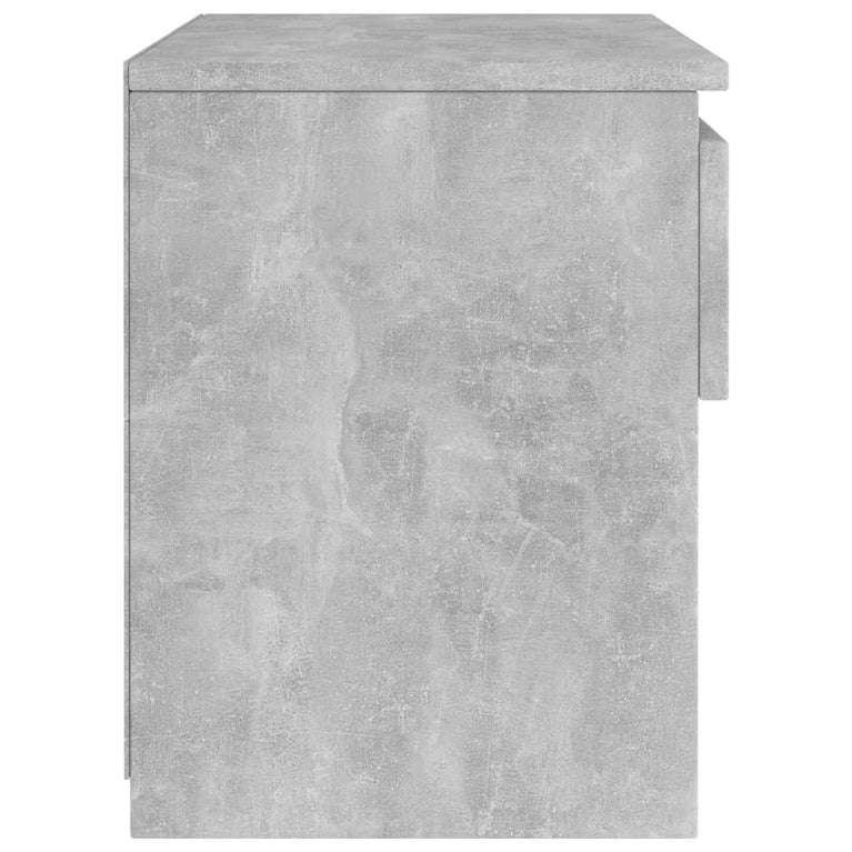 Nachtkastjes 2 st 40x30x39 cm spaanplaat betongrijs
