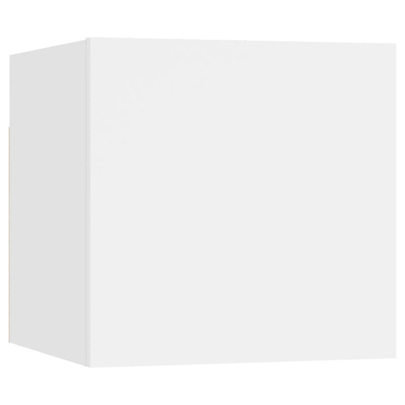 Tv-wandmeubel 30,5x30x30 cm wit MeubelReus