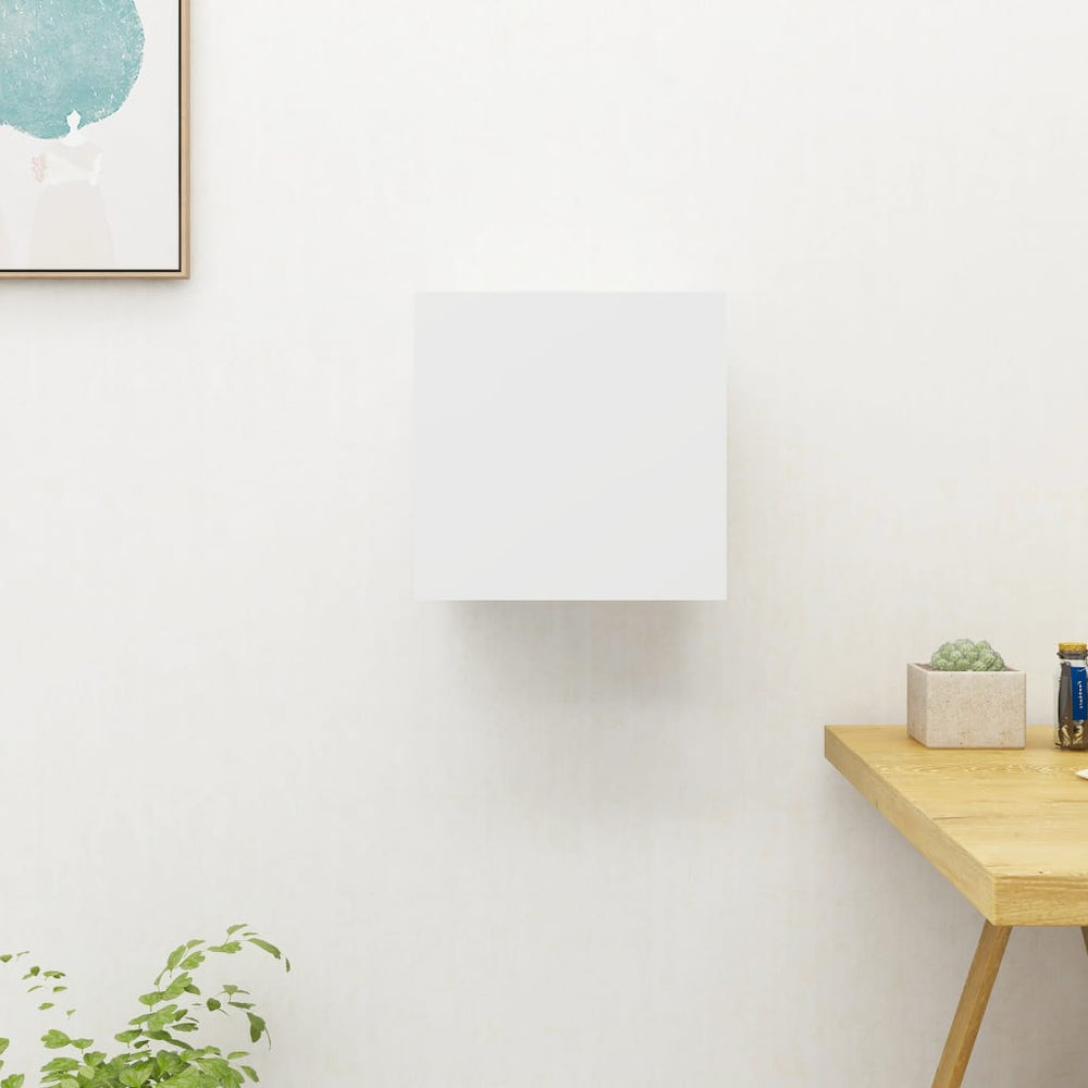 Tv-wandmeubel 30,5x30x30 cm wit MeubelReus
