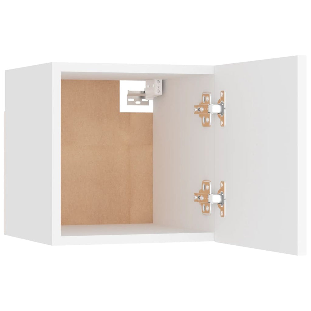 Tv-wandmeubel 30,5x30x30 cm wit MeubelReus
