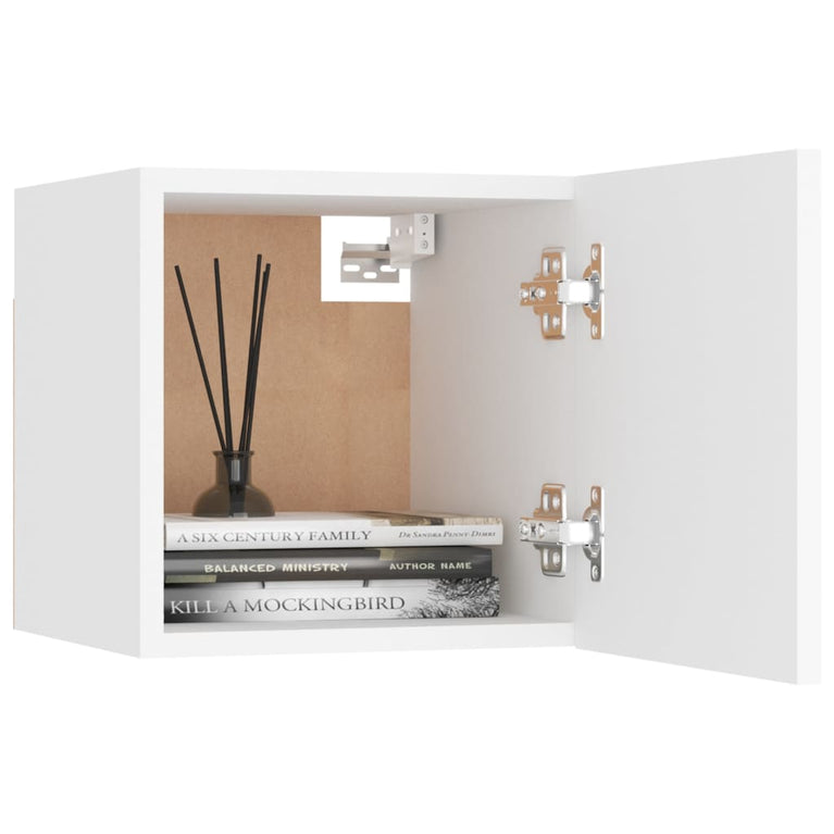 Tv-wandmeubelen 2 st 30,5x30x30 cm wit MeubelReus