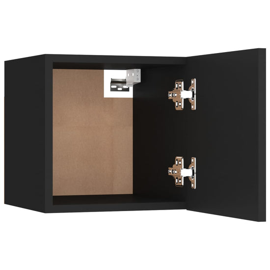 Tv-wandmeubelen 2 st 30,5x30x30 cm zwart MeubelReus