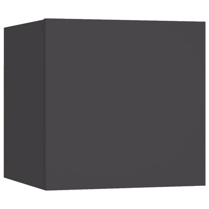 Tv-wandmeubel 30,5x30x30 cm grijs MeubelReus