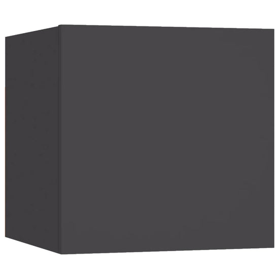 Tv-wandmeubelen 2 st 30,5x30x30 cm grijs MeubelReus