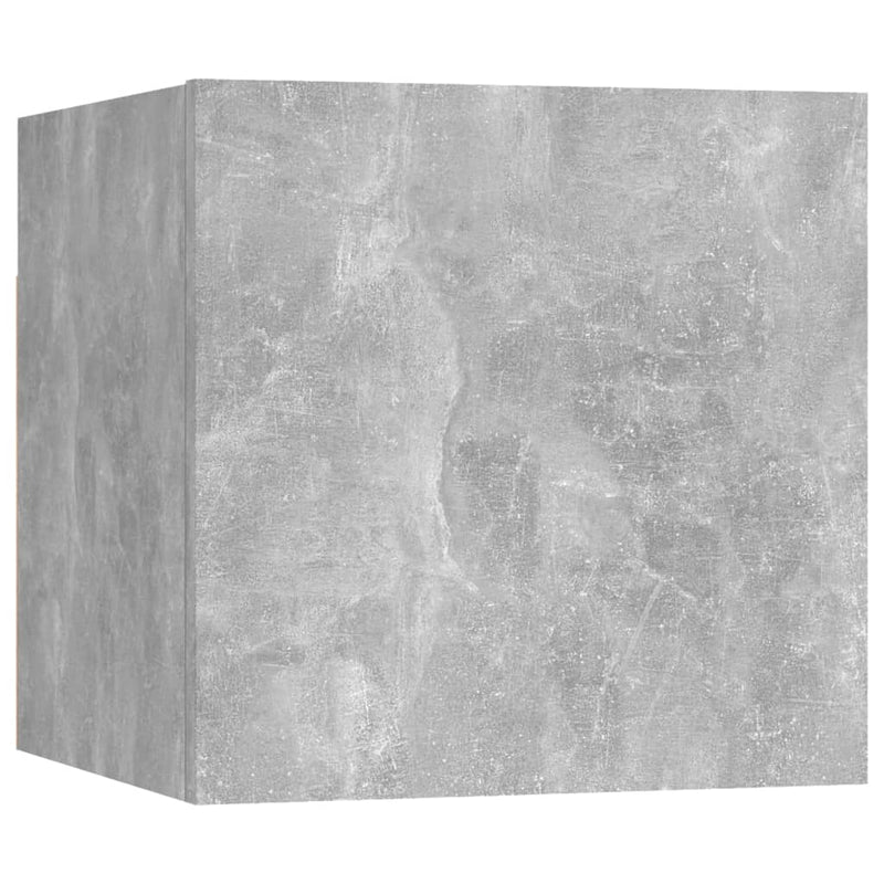 Tv-wandmeubel 30,5x30x30 cm betongrijs MeubelReus