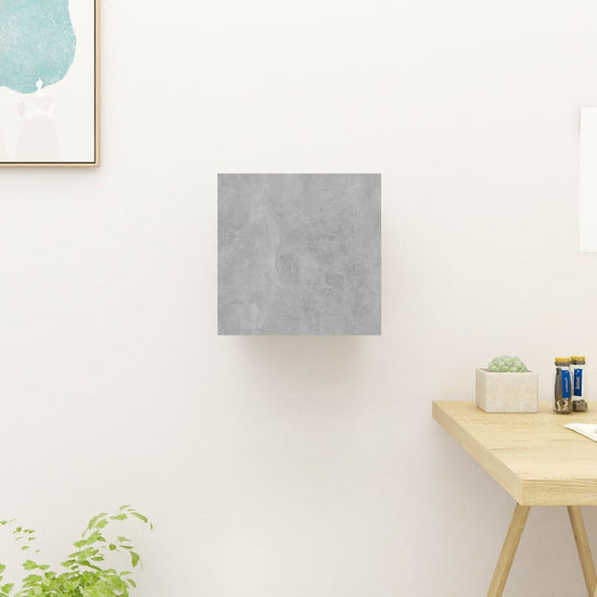 Tv-wandmeubel 30,5x30x30 cm betongrijs MeubelReus