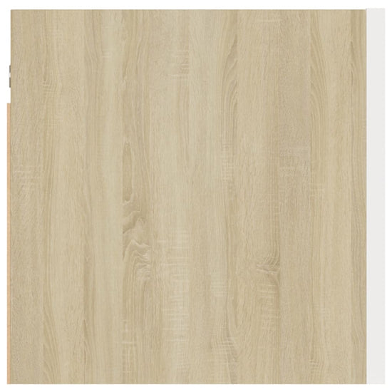 Tv-wandmeubelen 4 st 30,5x30x30 cm wit en sonoma eikenkleurig MeubelReus